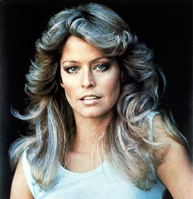 Farrah Fawcett Feather With Flair