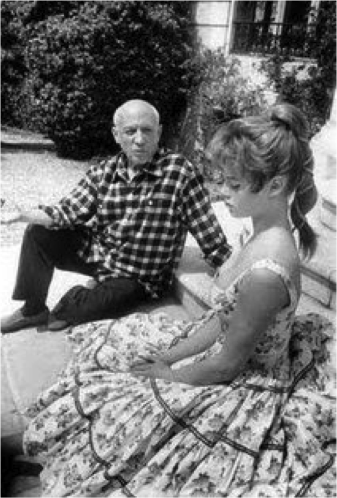 Picasso with Brigitte Bardot_Salon Buzz Stay Gorgeous