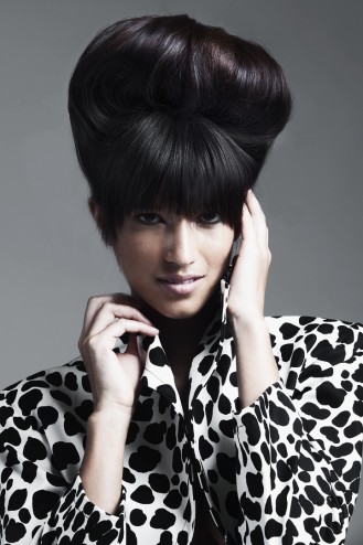 bouffant with precision blunt bangs fall winter 2012 hair salon buzz bouffant with precision blunt bangs fall winter 2012 hair salon buzz