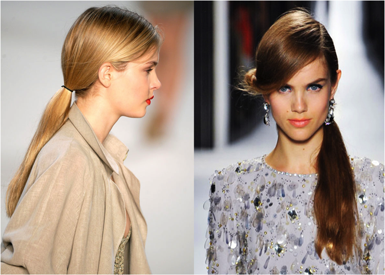 ponytails on runway_Salon Buzz Stay Gorgeous