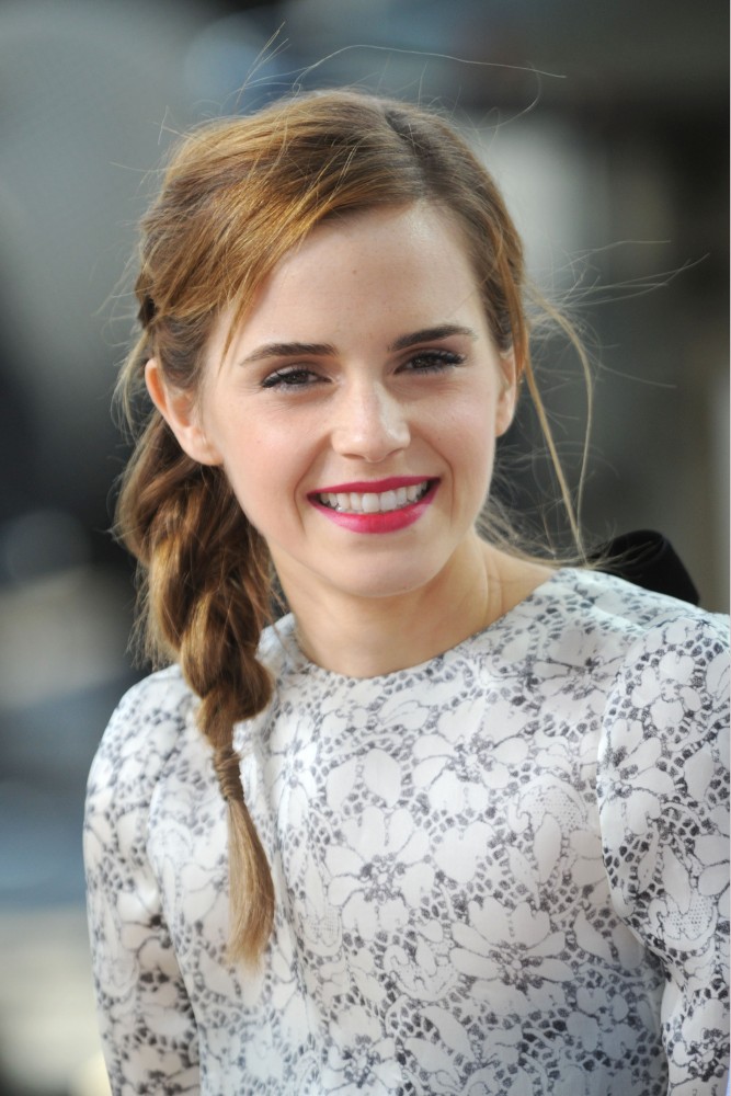 Emma Watson Side Braid