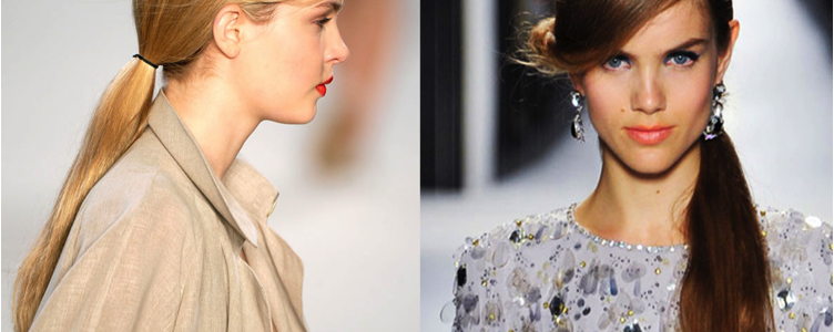 ponytails on runway_Salon Buzz Stay Gorgeous